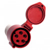 Розетка кабельная 32А 380В 3P+E+N IP44 (225) EKF ps-225-32-380