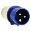 Вилка эл. каб. 16А 2P+E 220В IP44 (013) EKF ps-013-16-220