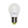 Лампа светодиодная PLED-ECO-G45 5Вт шар 3000К тепл. бел. E27 400лм 220-240В JazzWay 4690601036957