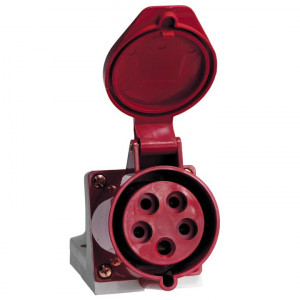Розетка наруж. уст. 16А 380В 3P+E+N IP44 (115) EKF ps-115-16-380