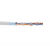 Кабель связи витая пара F/UTP экранир. (24AWG) кат.5е 4х2х0.52 ож PVC (305м) сер. (м) ITK LC1-C5E04-311