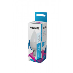 Лампа светодиодная LED BASIC CN 7.5Вт 220В E14 4500К Космос LkecLED7.5wCNE1445