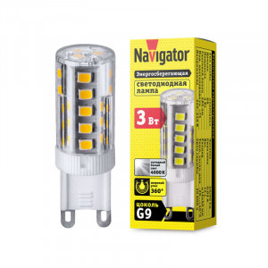 Лампа светодиодная 71 994 NLL-P-G9-3-230-4K 3Вт 4000К белый G9 280лм 220-240В Navigator 71994