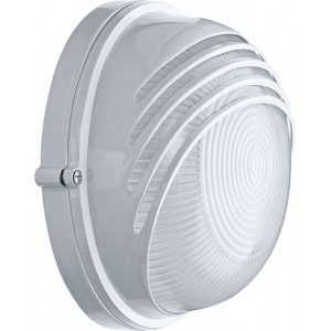 Светильник ЛОН 94 817 NBL-R3-60-E27/WH 1х60Вт E27 IP54 (аналог НПБ 1307 бел. круг ресн. 60Вт) Navigator 94817